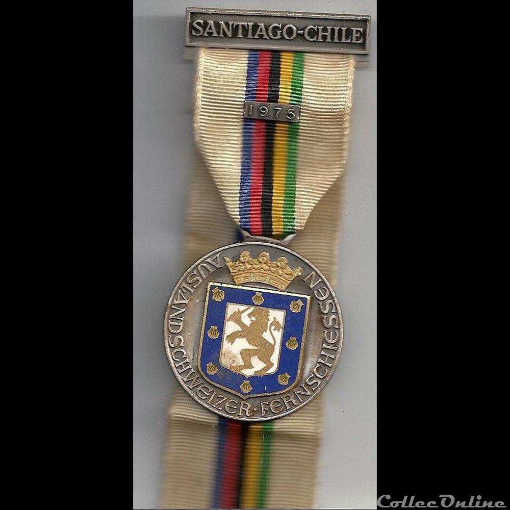 mandat territoriaux medaille de tir suisse santiago du chili 1975