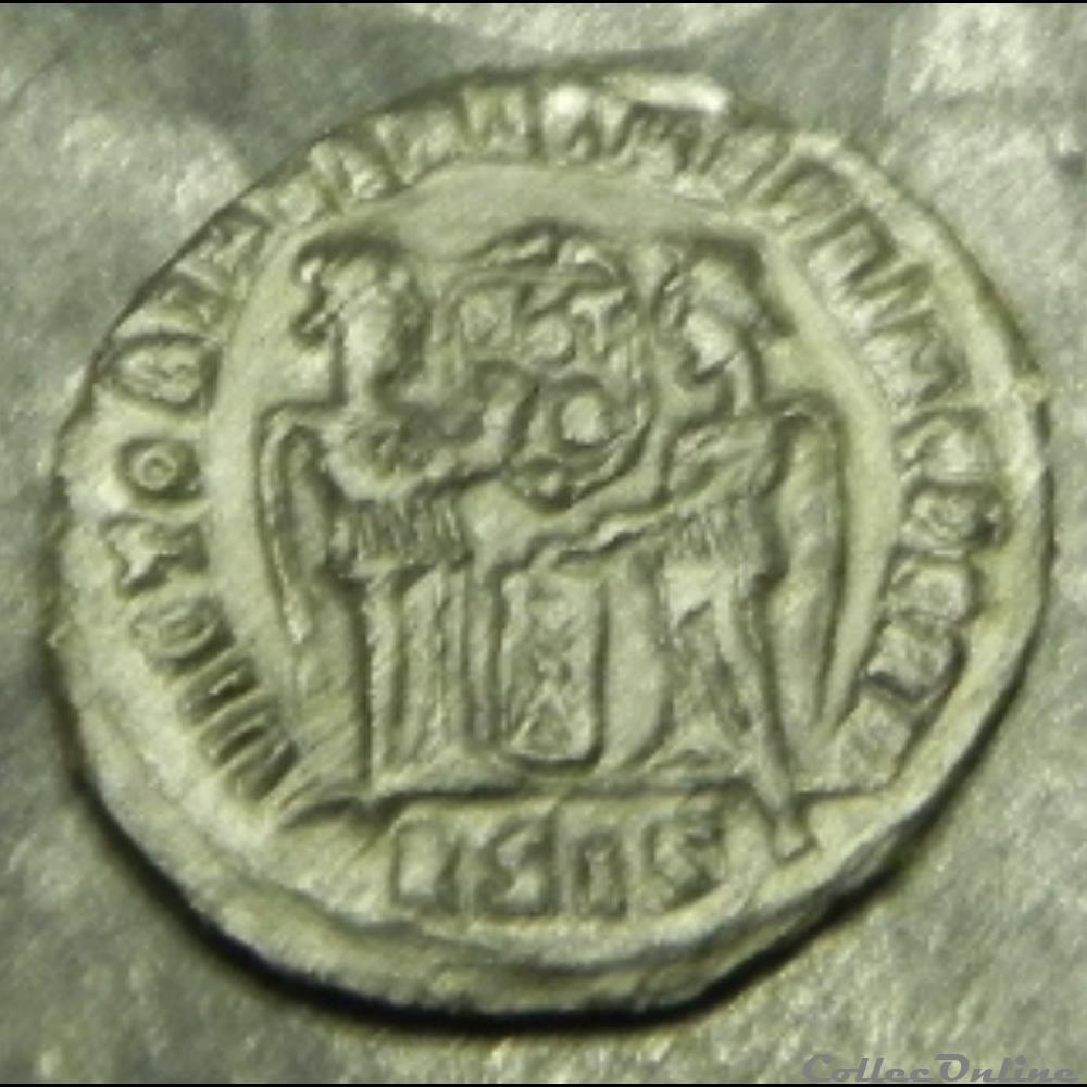 CONSTANTIN I VICTORIAE LAETAE PRINC PERP/ VOT nummus ASIS 5 monnaie antique romaine constantin i victoriae laetae princ perp vot nummus asis