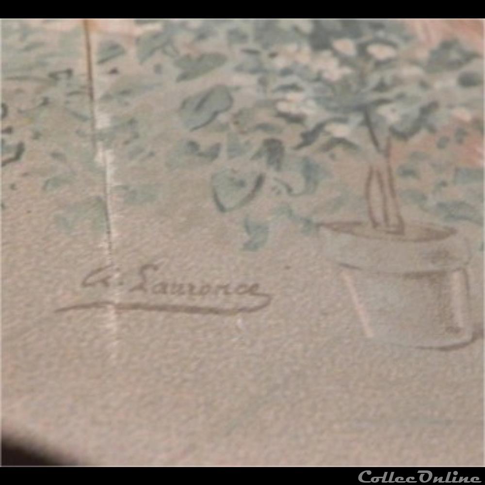 Auguste. LAURONCE ÉVENTAIL fin XIX . signé A. LAURONCE 3 vetement et accessoire auguste lauronce eventail fin xix signe a lauronce