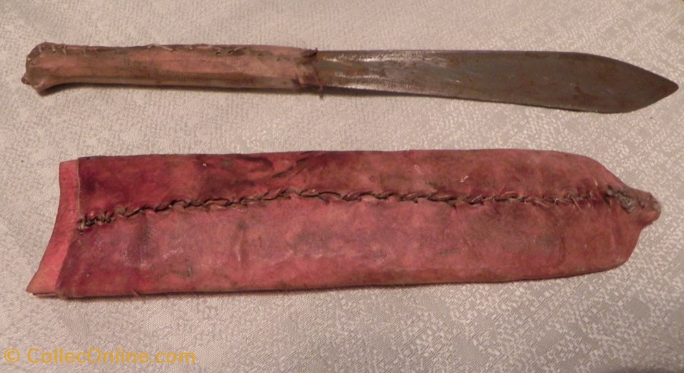 militaria armes blanches couteau de tribu massai du kenya 1950