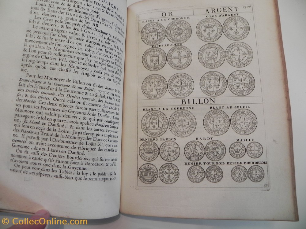 Le Blanc, Traité historique des monnoyes de France, Amsterdam 1692 4 monnaies livres ouvrages le blanc traite historique des monnoyes de france amsterdam 1692