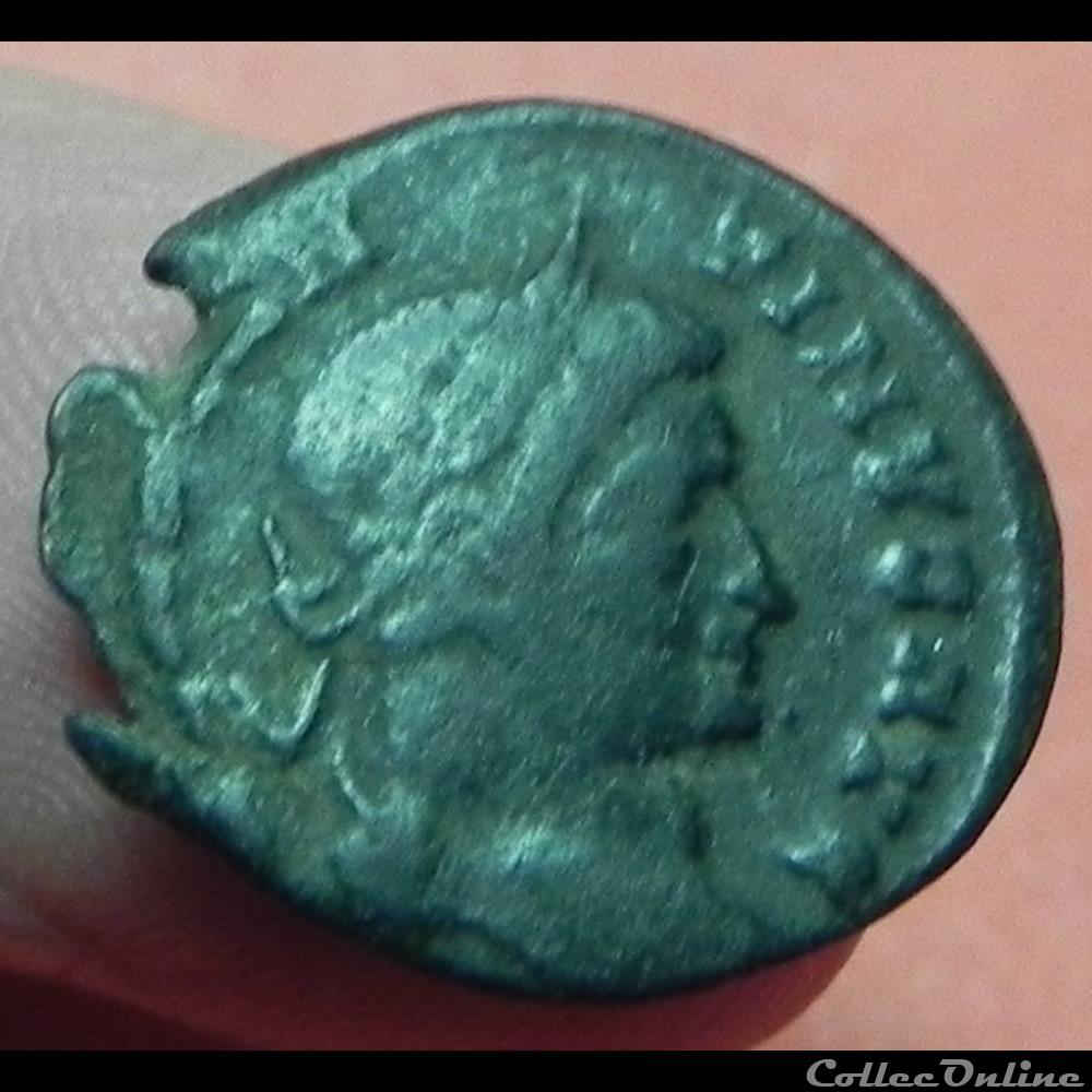 monnaie antique romaine constantin i beata tran qvillitas constantinus plg lyon