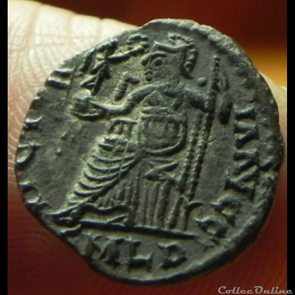 monnaie antique romaine jovin silique lyon