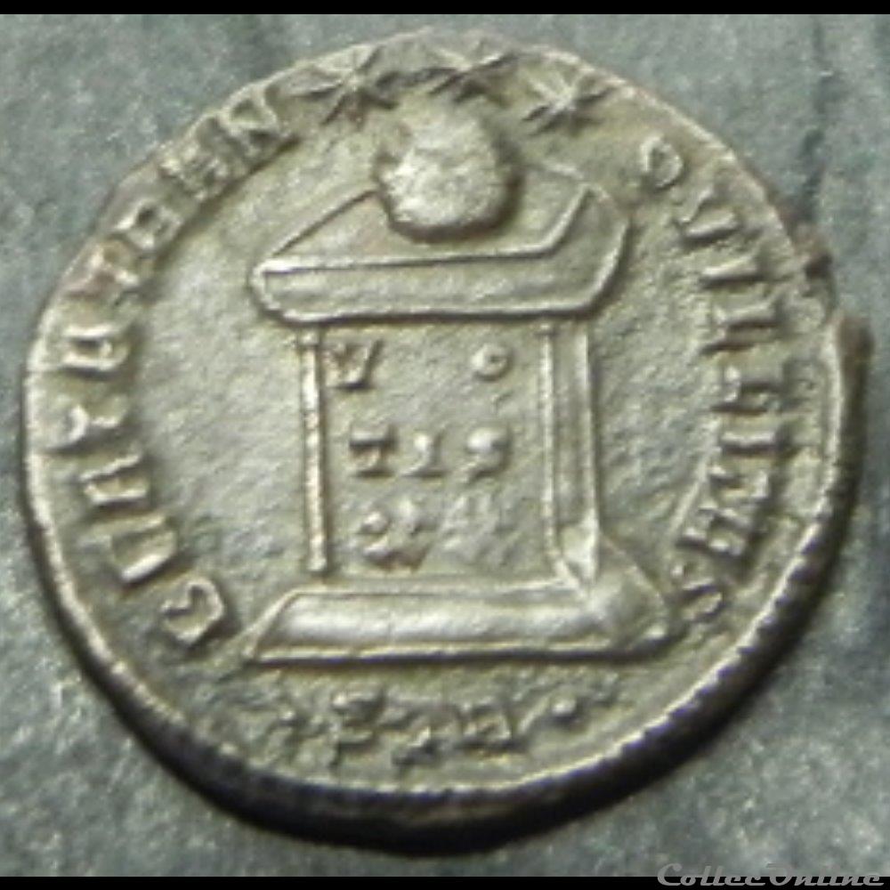 monnaie antique romaine constantin i beata tran qvillitas constantinus str treves