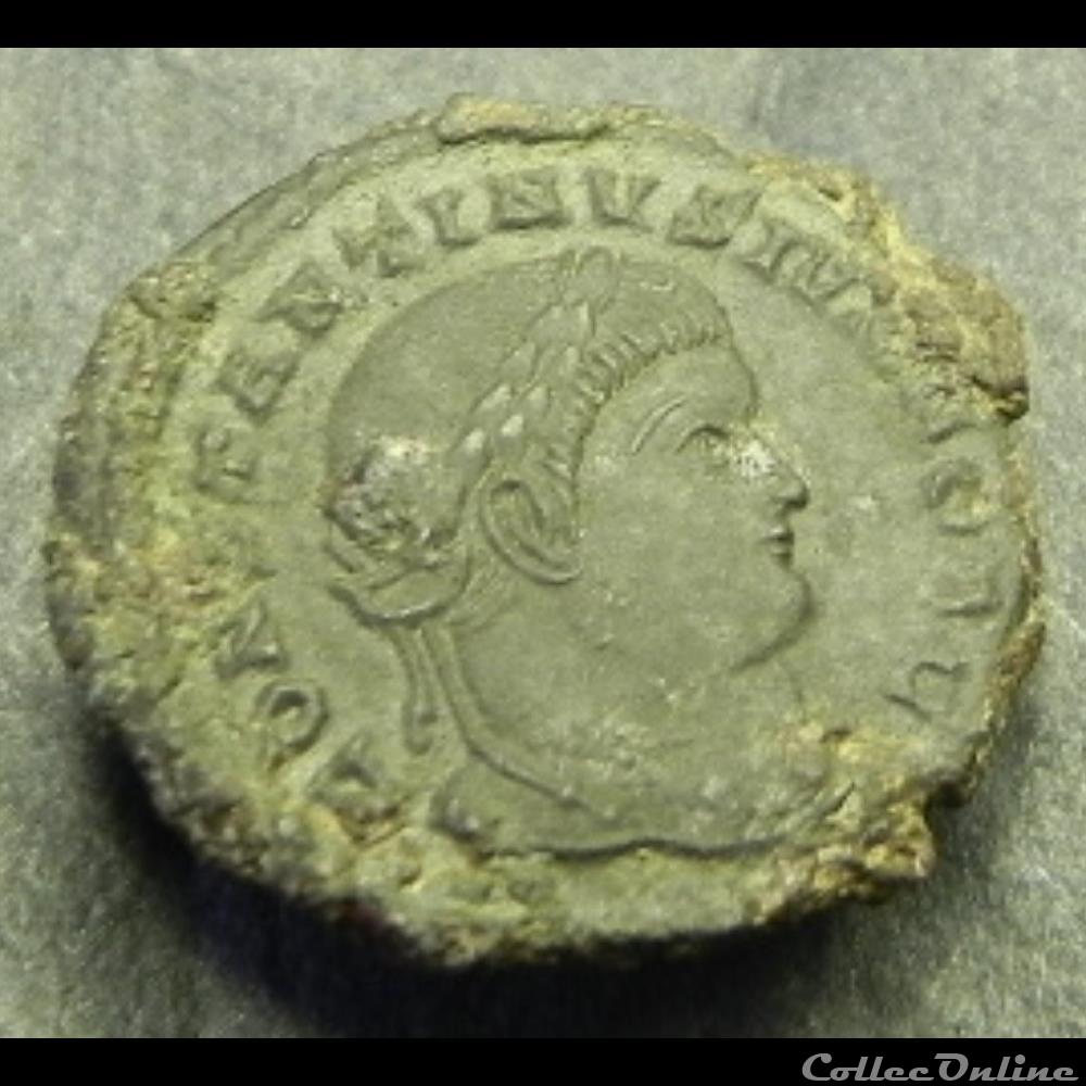 Constantin II CAESARVM NOSTRORVM, VOT Trèves CONSTANTINUS nummus 4 monnaie antique romaine constantin ii caesarvm nostrorvm vot treves constantinus nummus