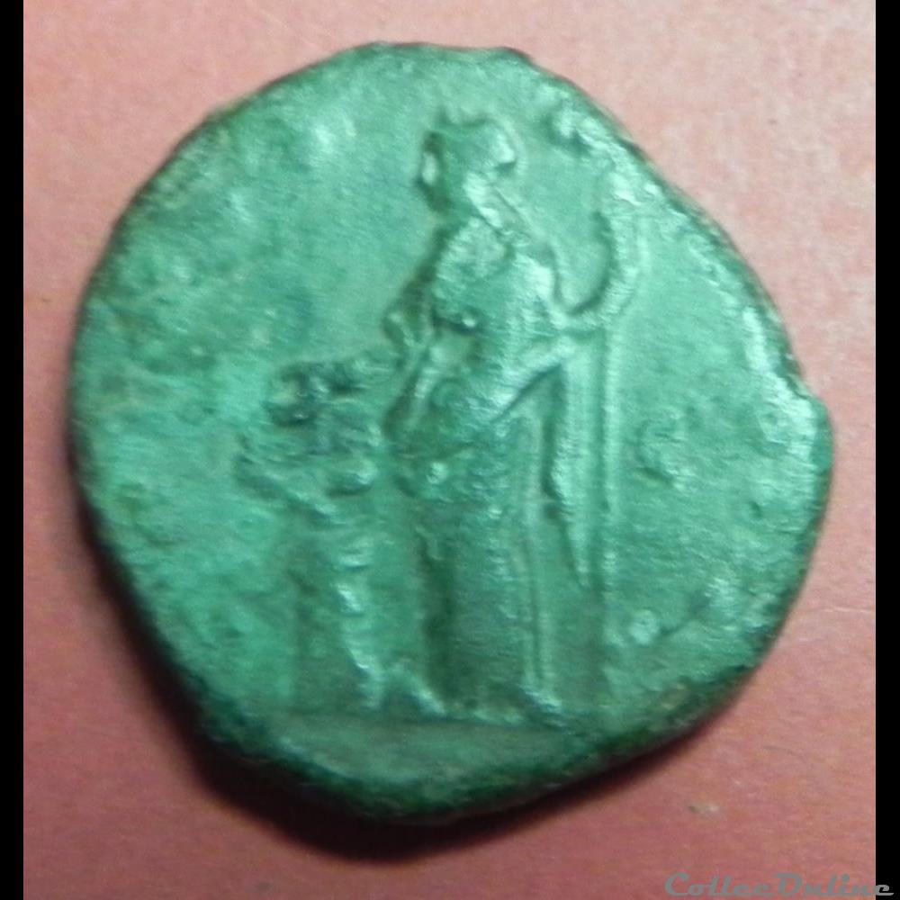 monnaies antiques romaines imperiales et republicaines marc aurele sesterce 171 rome la sante
