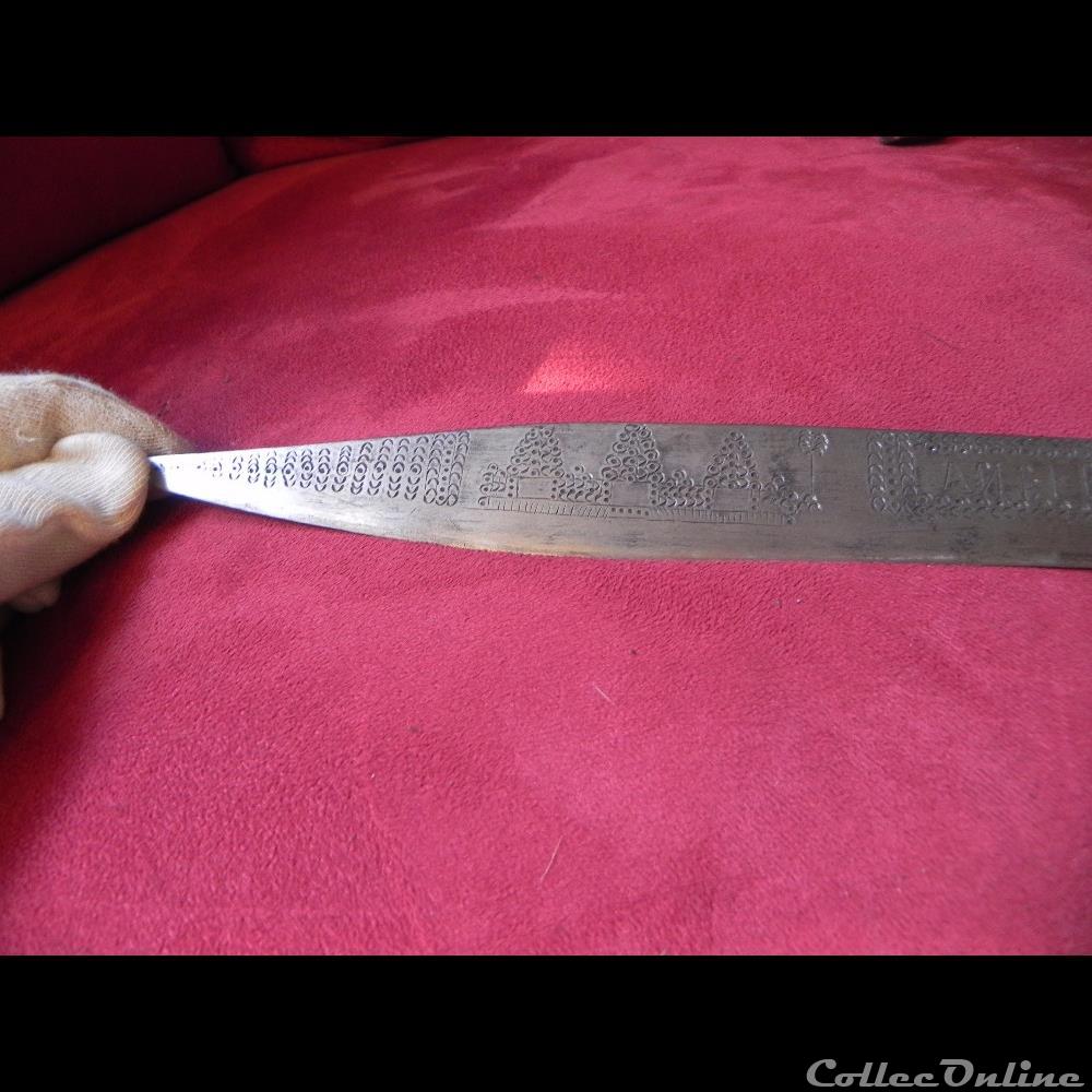 couteau indochine khmer angkor militarium arme blanch mandat territoriaux couteau indochine khmer angkor