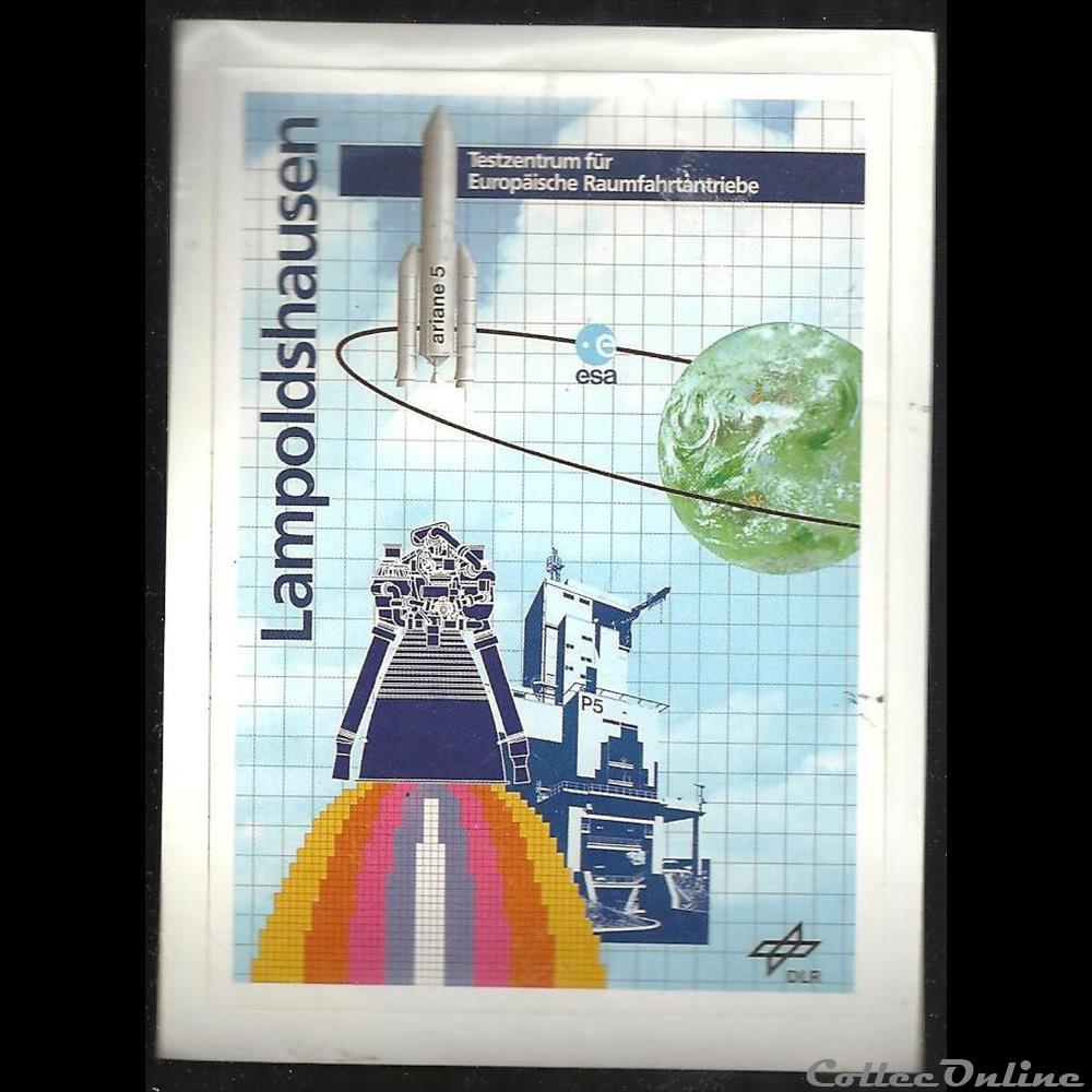 ARIANE 5 LAMPOLDSHAUSEN decoration magnet autocollant europe ariane 5 lampoldshausen