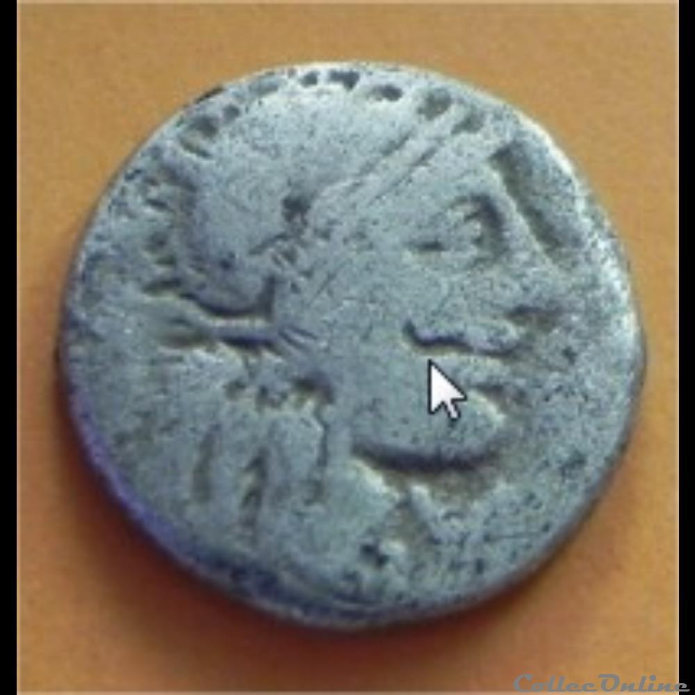monnaie antiquite av jc ap romaine republicaine imperiale tete casquee a droite gaius fannius crawford 275 1