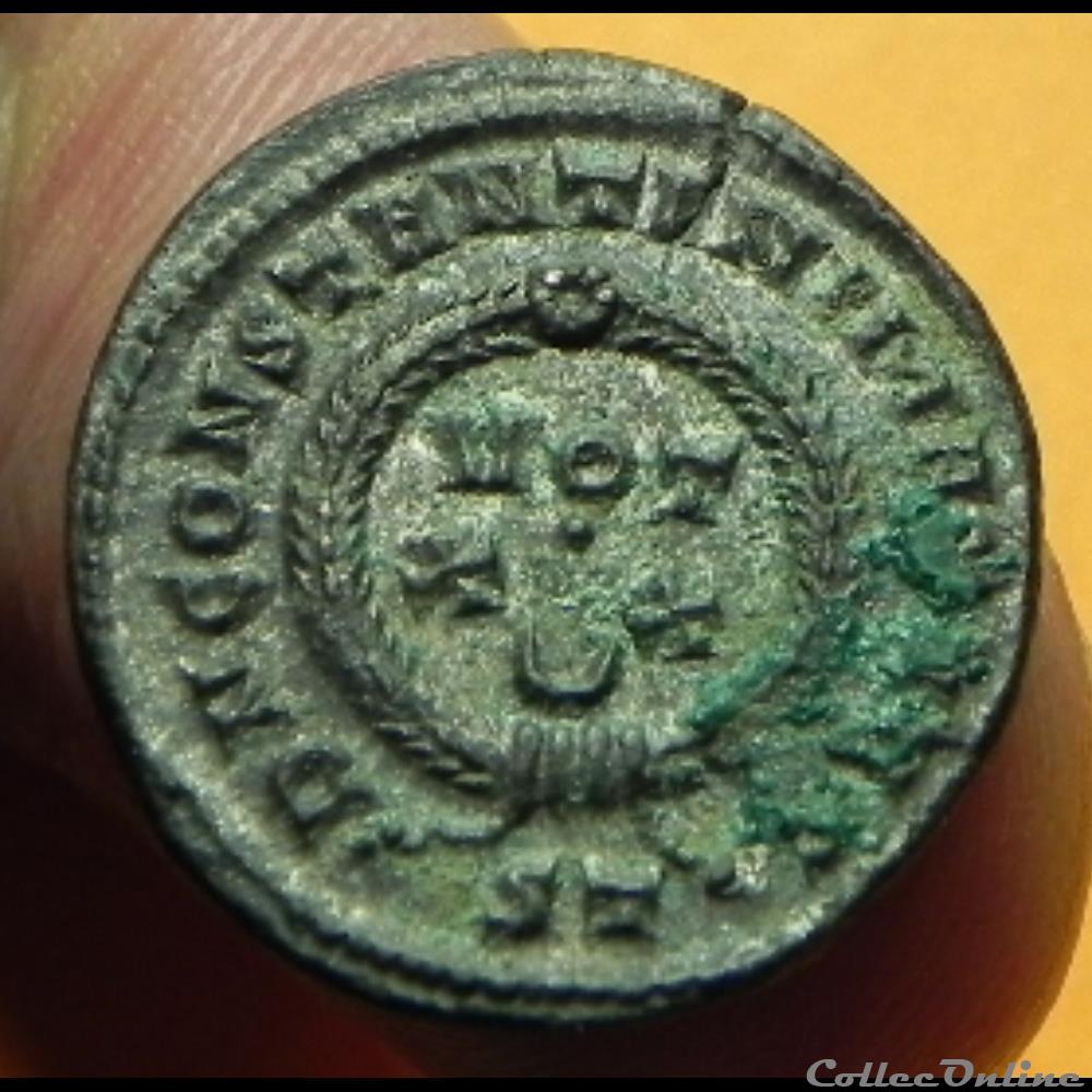 Constantin I VOT X X Lune Ticinium 2 monnaie antique romaine constantin i vot x x lune ticinium