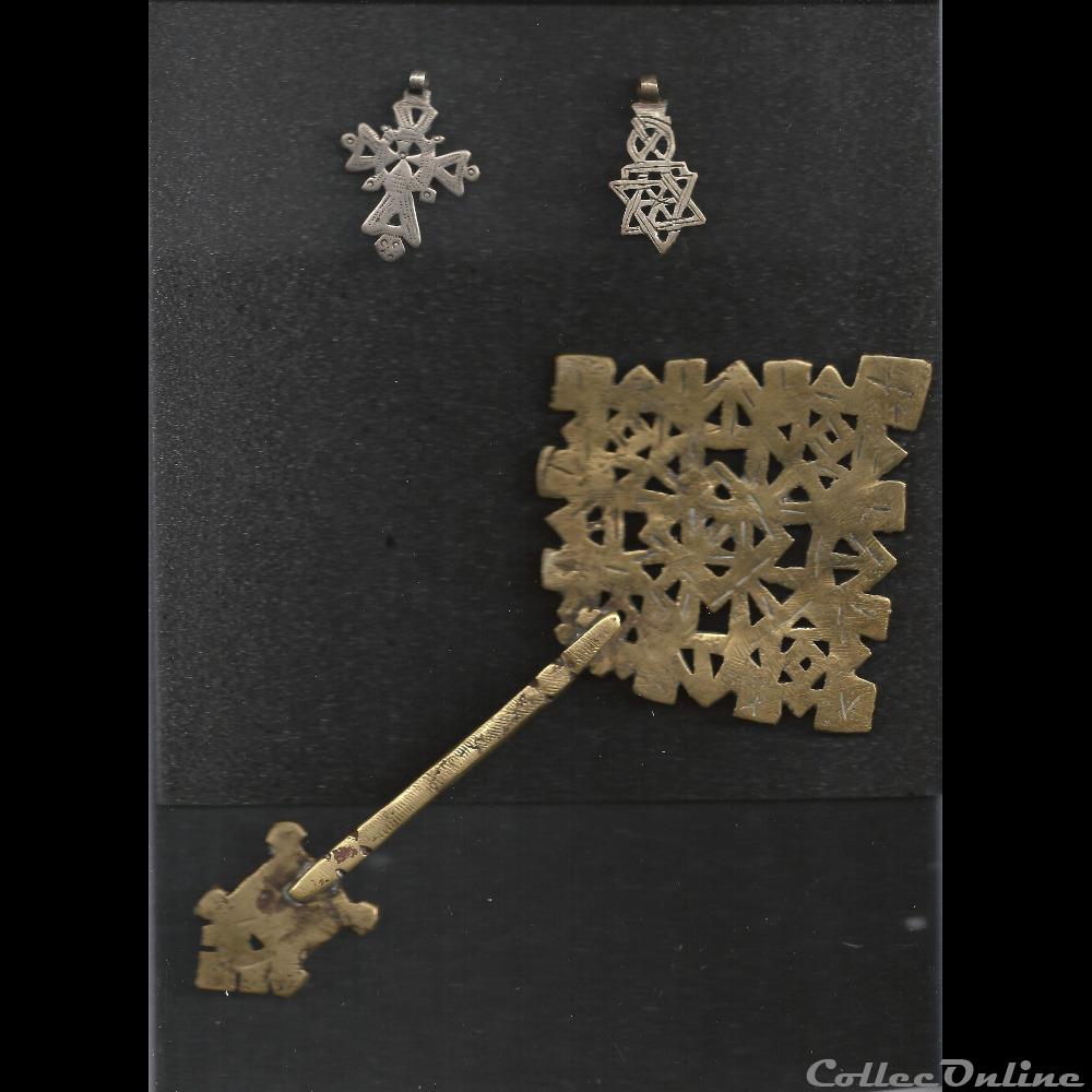 primitive gauloise pre monnaies croix copte ethyopienne