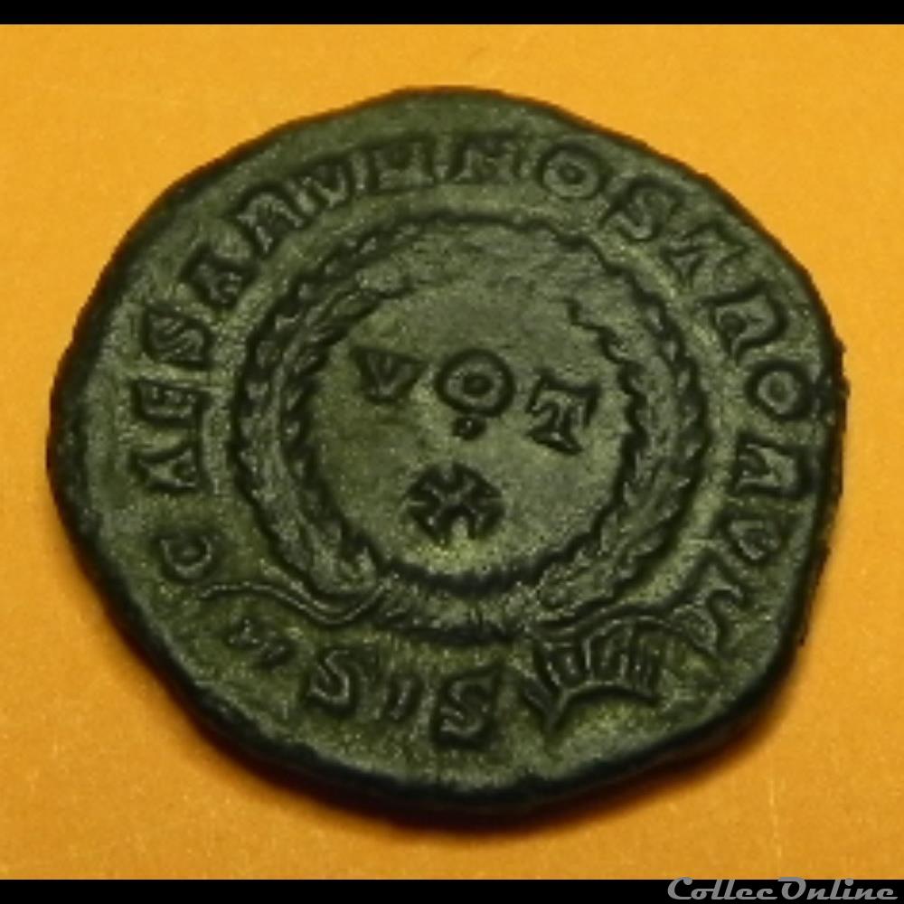 Crispus VOT X nummus monnaie antique romaine crispus vot x nummus