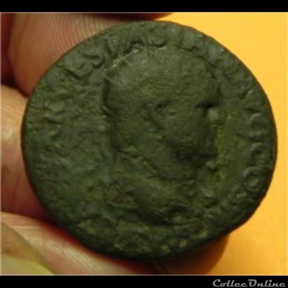 Vespasien DUPONDIUS PAX - AVG/ S|C monnaie antique romaine vespasien dupondius pax avg s c