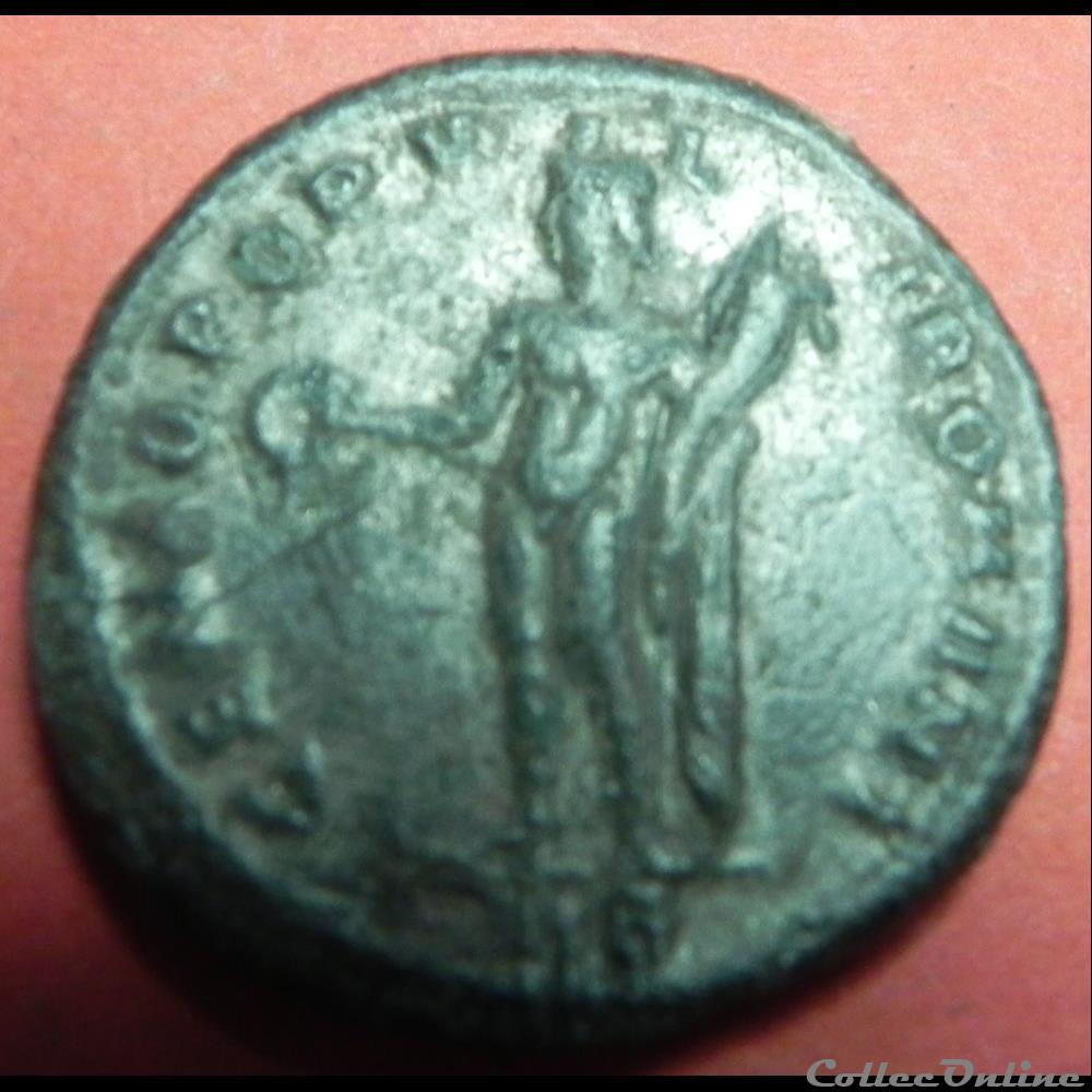 monnaie antique romaine dioclecien follis treves ric 137a