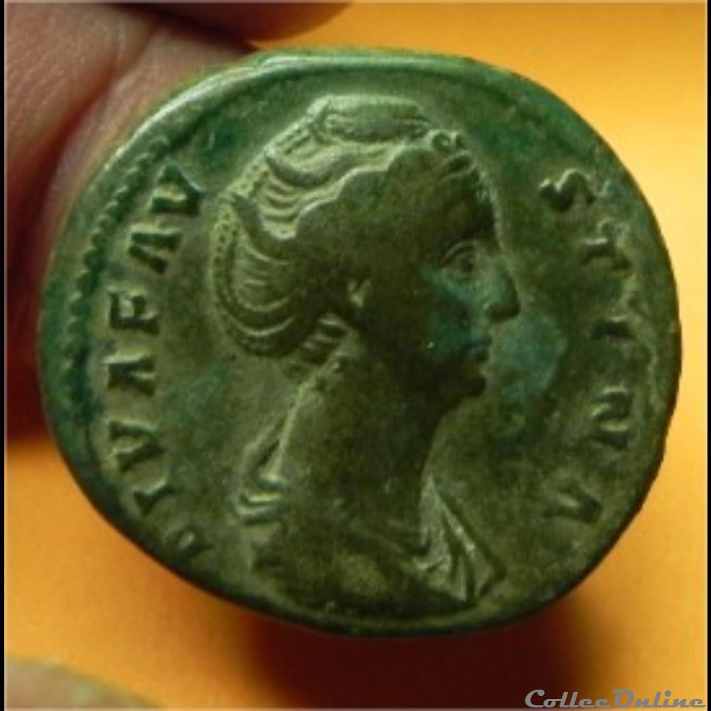 DIVA FAUSTINEA CONSECRATION 3 monnaie antique romaine diva faustinea consecration