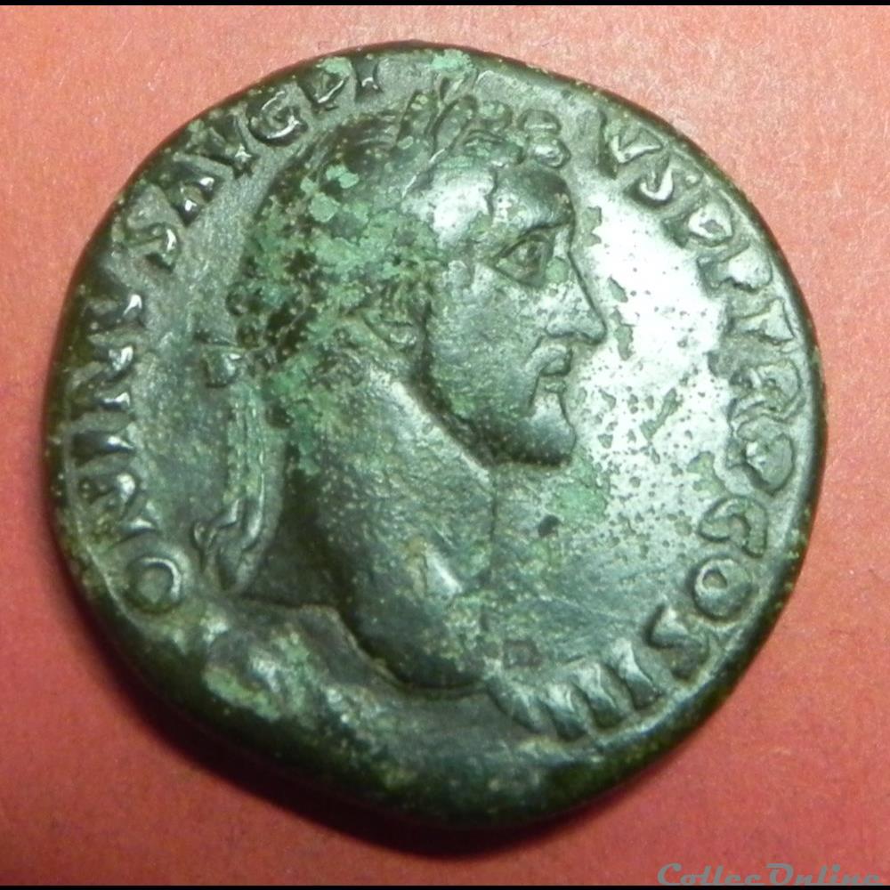 sesterce Antonin le Pieux romaine 3 monnaie antique sesterce antonin le pieux romaine