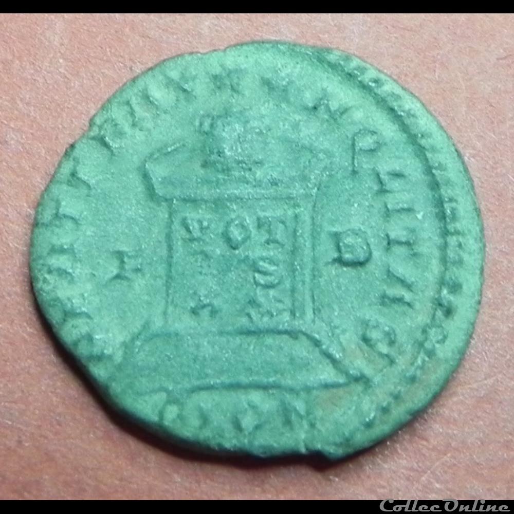 Crispus nummus (P) LON LONDRES 3 monnaie antique romaine crispus nummus p lon londres