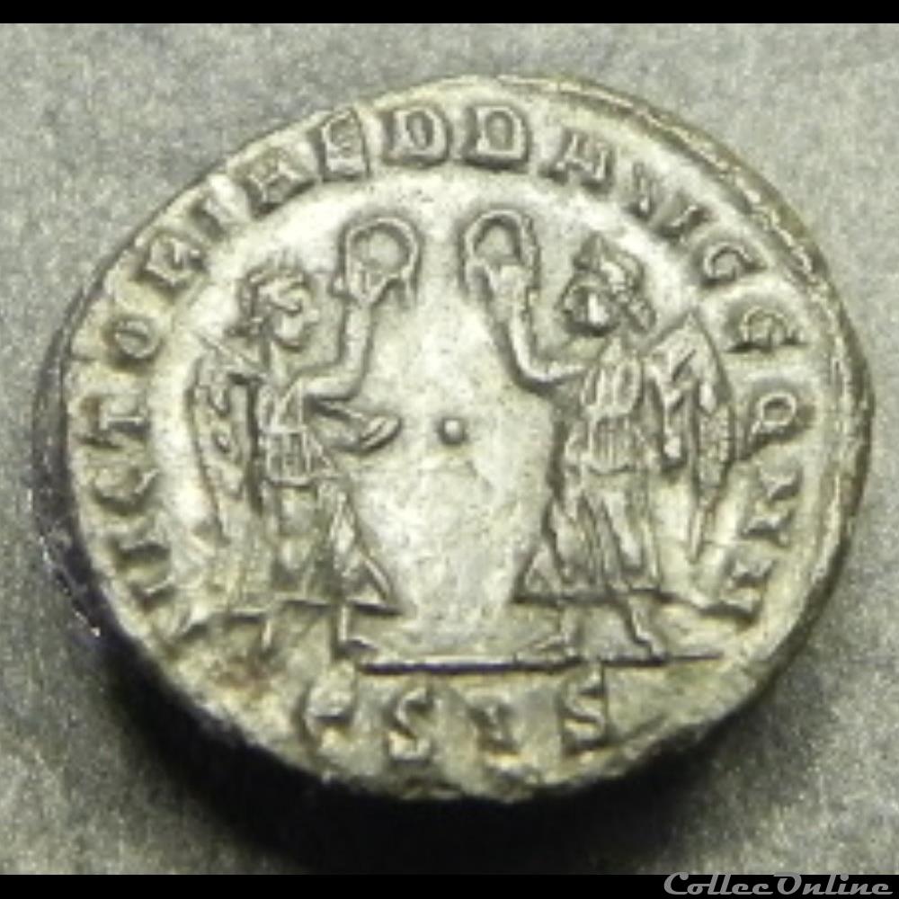 Constance II Siscia VICTORIAE DD AVGG Q NN monnaie antique romaine constance ii siscia victoriae dd avgg q nn