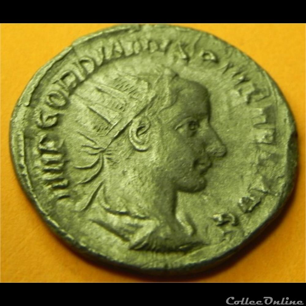 monnaie antique jc ap romaine gordien iii virtvti avgvsti