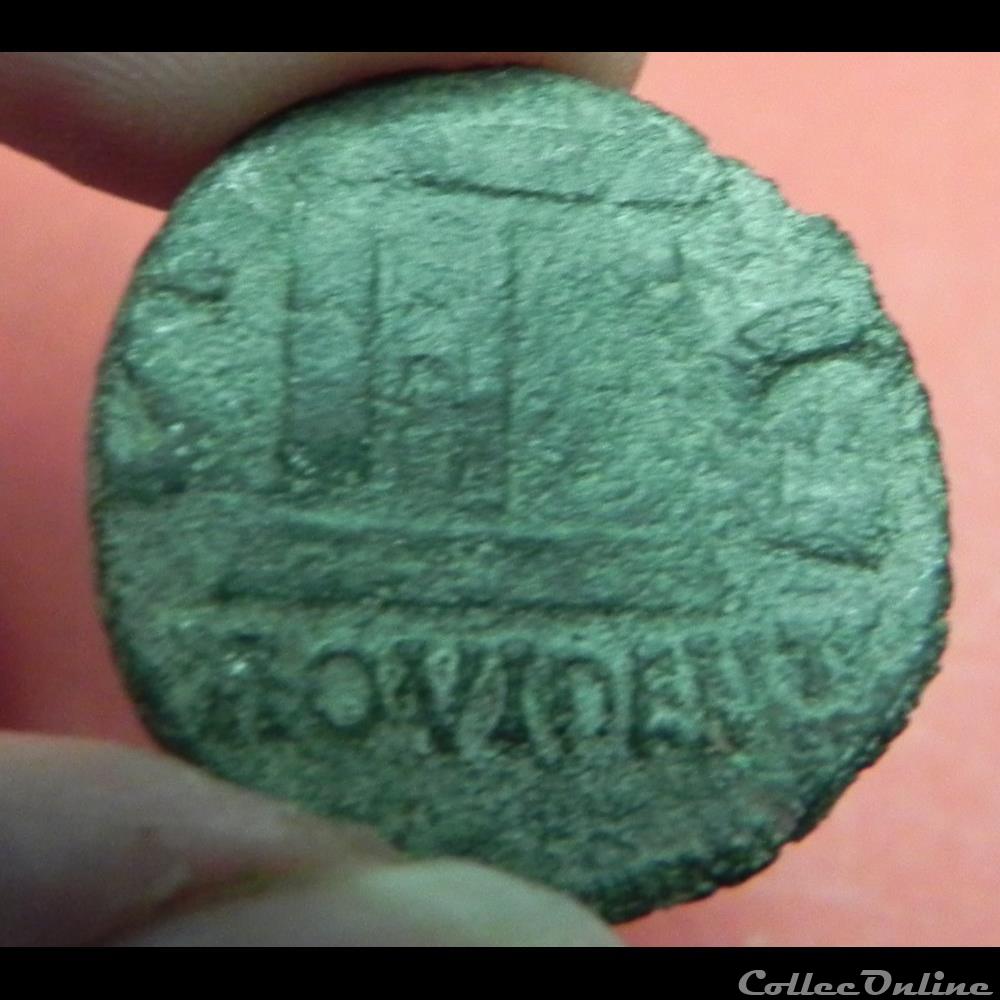 Les Julio-Claudiens (-27 à 69) TIBERE autel providence 2 monnaie antique romaine les julio claudiens 27 a 69 tibere autel providence