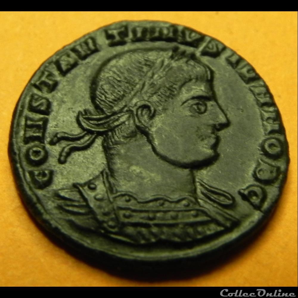 CONSTANTIN II GLORIA EXERCITVS SISCIA monnaie antique romaine constantin ii gloria exercitvs siscia