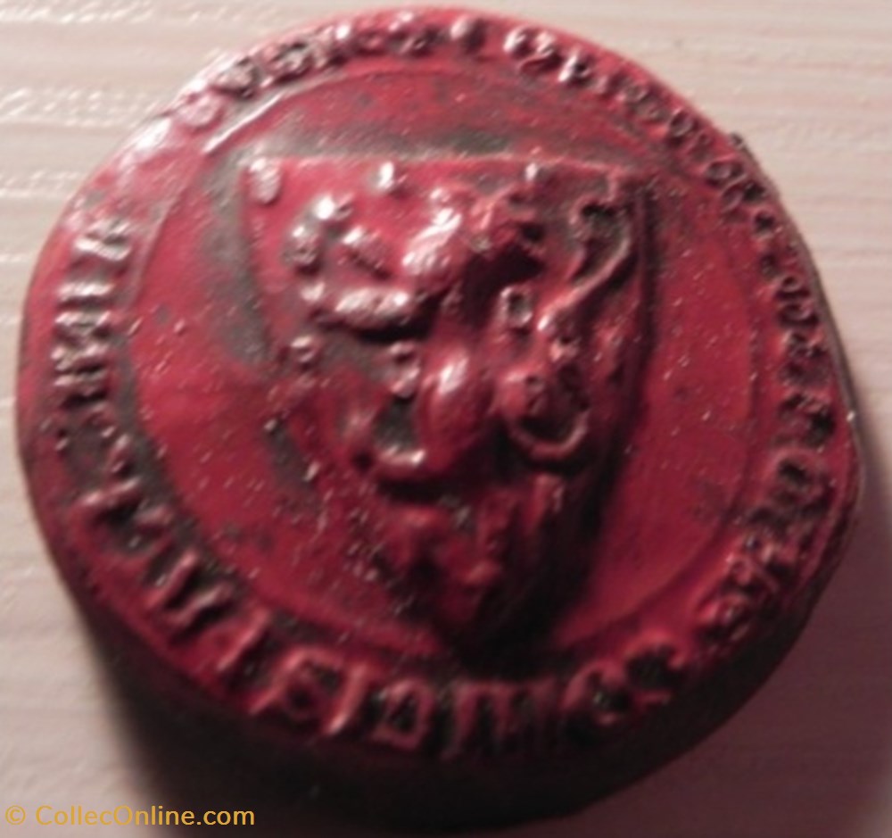 contre-sceau Othon IV de Bourgogne 1292 art antiquite sceaux contre sceau othon iv de bourgogne 1292