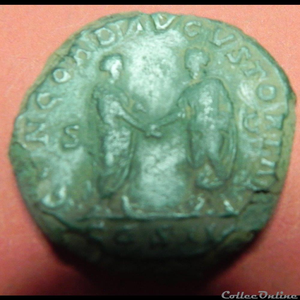 Lucius Verus sesterce 4 monnaie antique romaine lucius verus sesterce