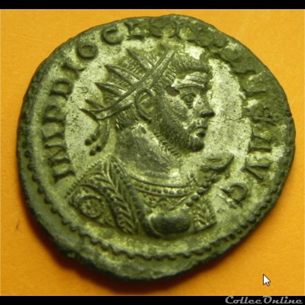 DIOCLÉTIEN follis IOVI - AVGG/ -|-// A. 3 monnaie antique romaine diocletien follis iovi avgg a