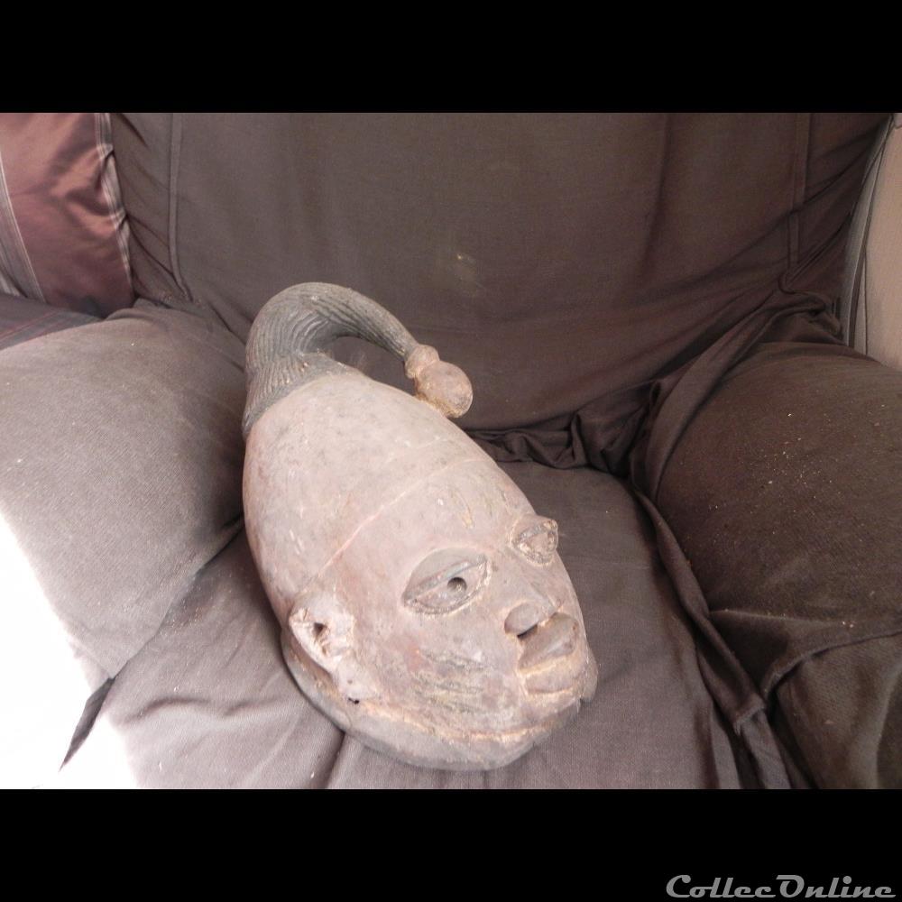 art antiquite africain masque gelede