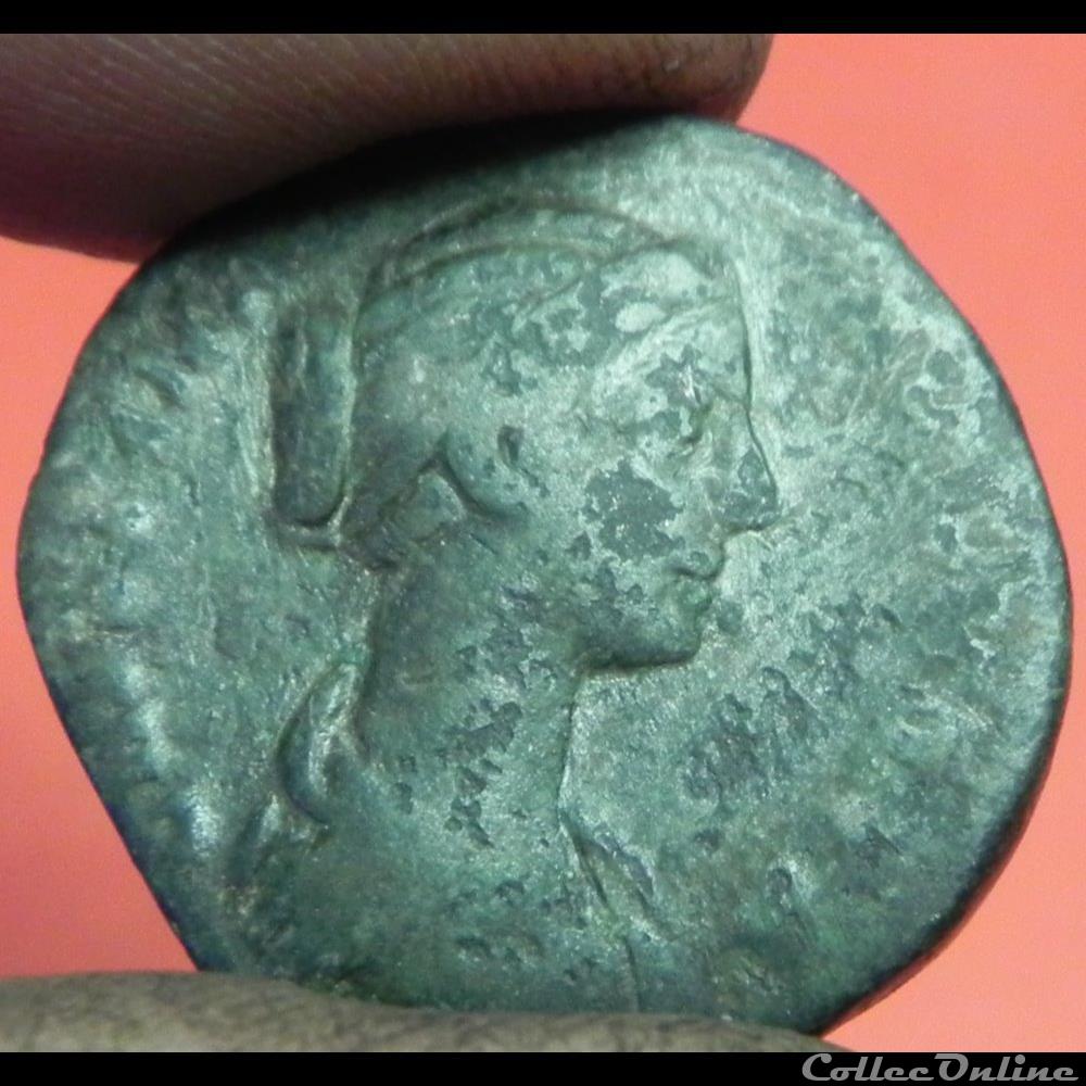 monnaie antique romaine crispina