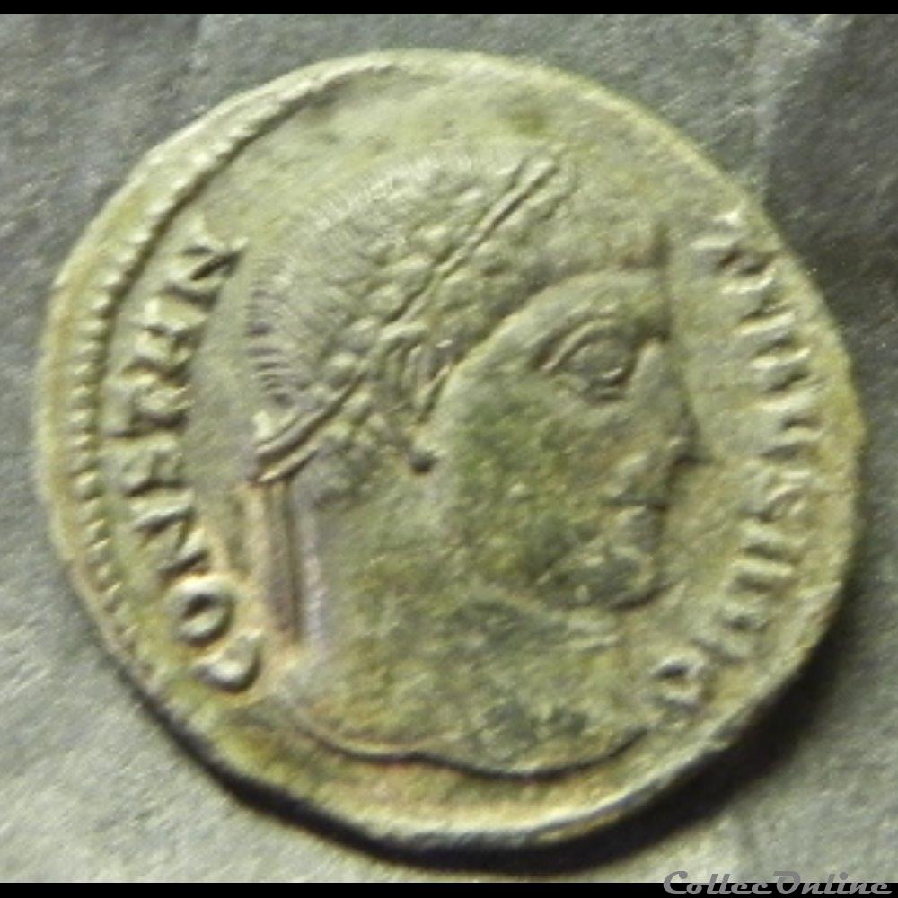 monnaie antique romaine constantin ier vot xx tsevi ae3