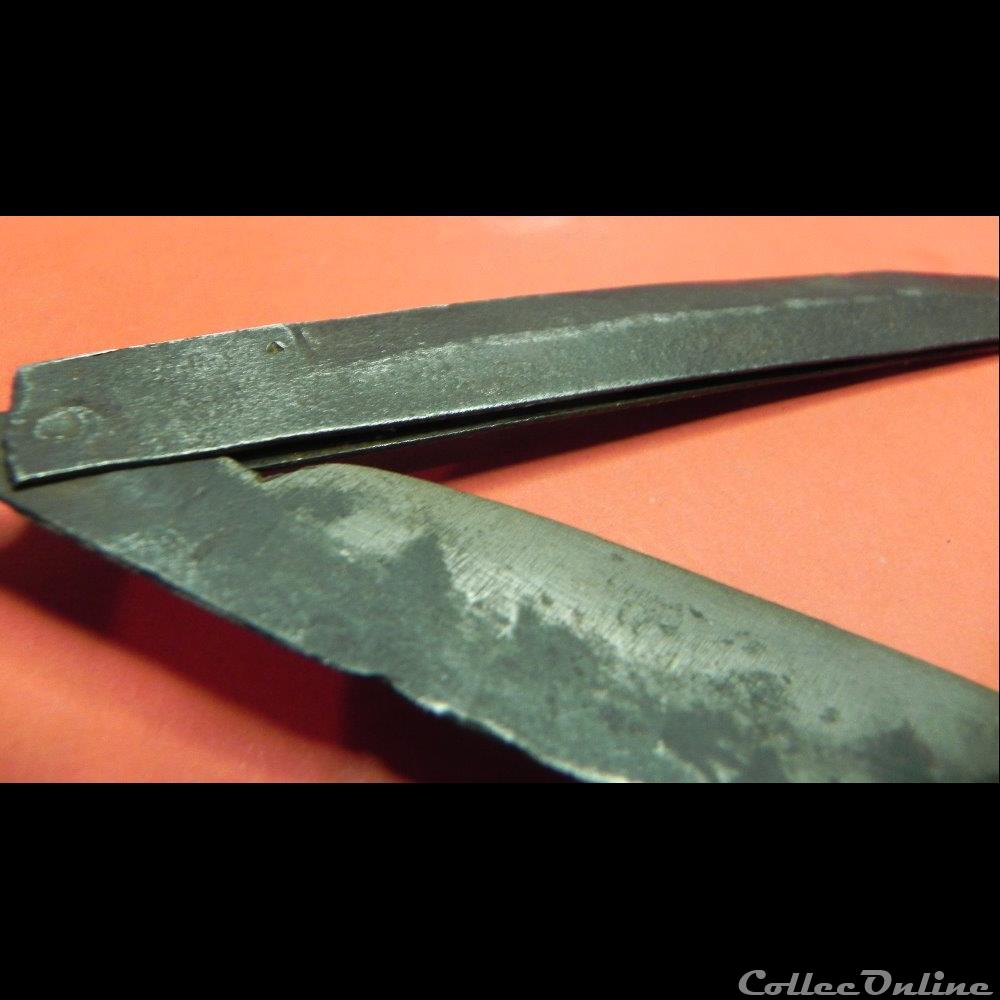 14/18 rasoir coupe choux travail de tranchée 5 militarium arme blanch mandat territoriaux 14 18 rasoir coupe choux travail de tranchee