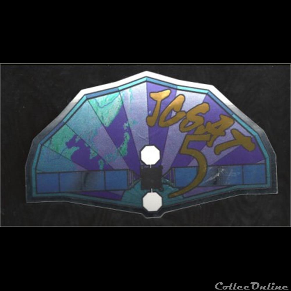 AUTOCOLLANT satellite JCSAT 5 decoration magnet europe autocollant satellite jcsat 5