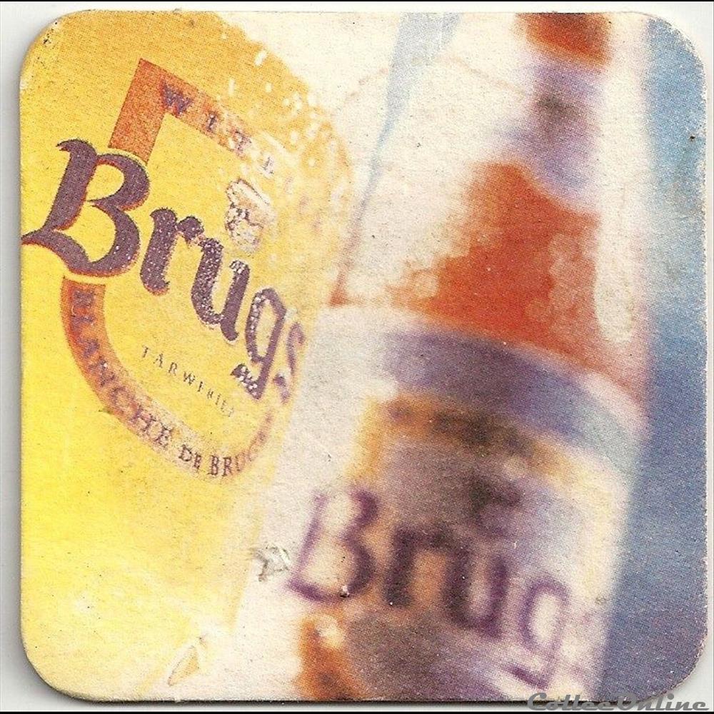 sous bock de bière Brugs bistrot alimentation mandat territoriaux sous bock de biere brugs