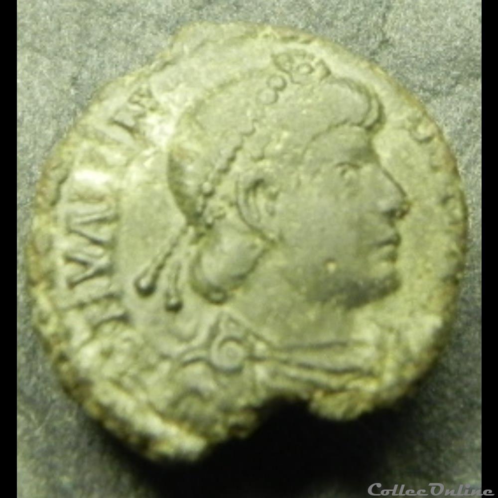 Valens SECVRITAS-REIPVBLICAE SMAQR Aquilée Ae3 3 monnaie antique romaine valens secvritas reipvblicae smaqr aquilee ae3