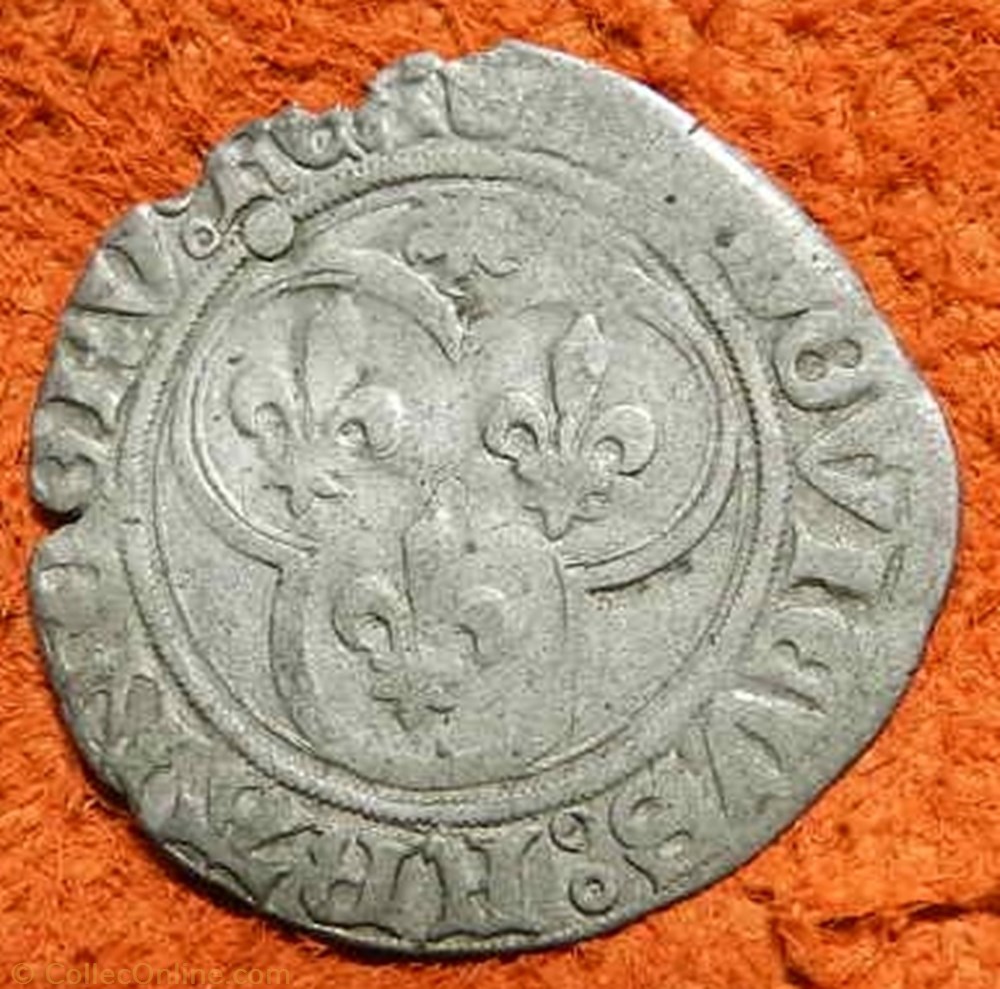 Louis XI douzain au soleil St lô monnaie france royale louis xi douzain au soleil st lo