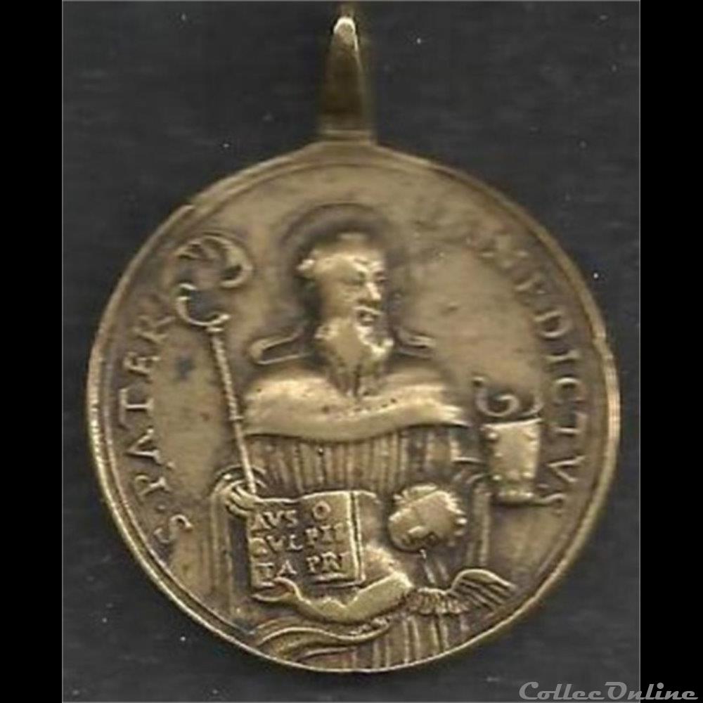 medailles religieuses medaille de saint benoit 17eme