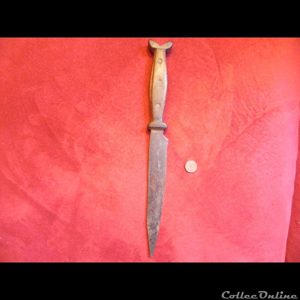 militarium arme blanch mandat territoriaux couteau de tranchee 1914