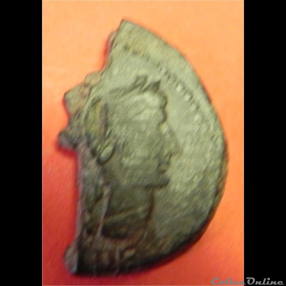 demi dupondius de Nîmes 4 monnaie antique romaine demi dupondius de nimes