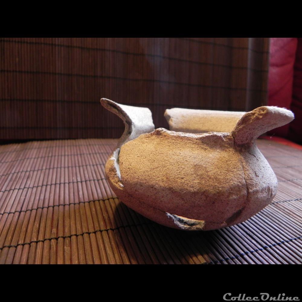 art antiquite archeologie amerique petit vase terre cuite
