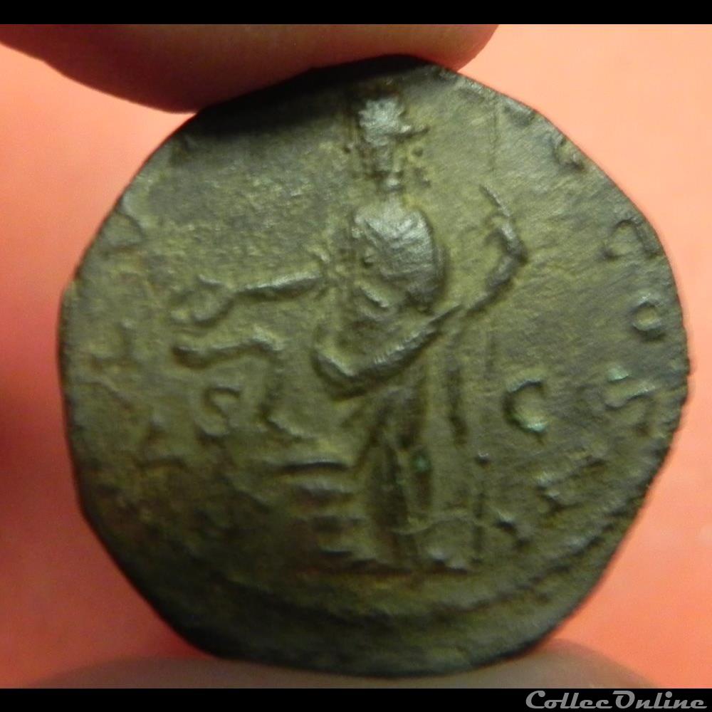 monnaie antique romaine antonin le pieux dupondius