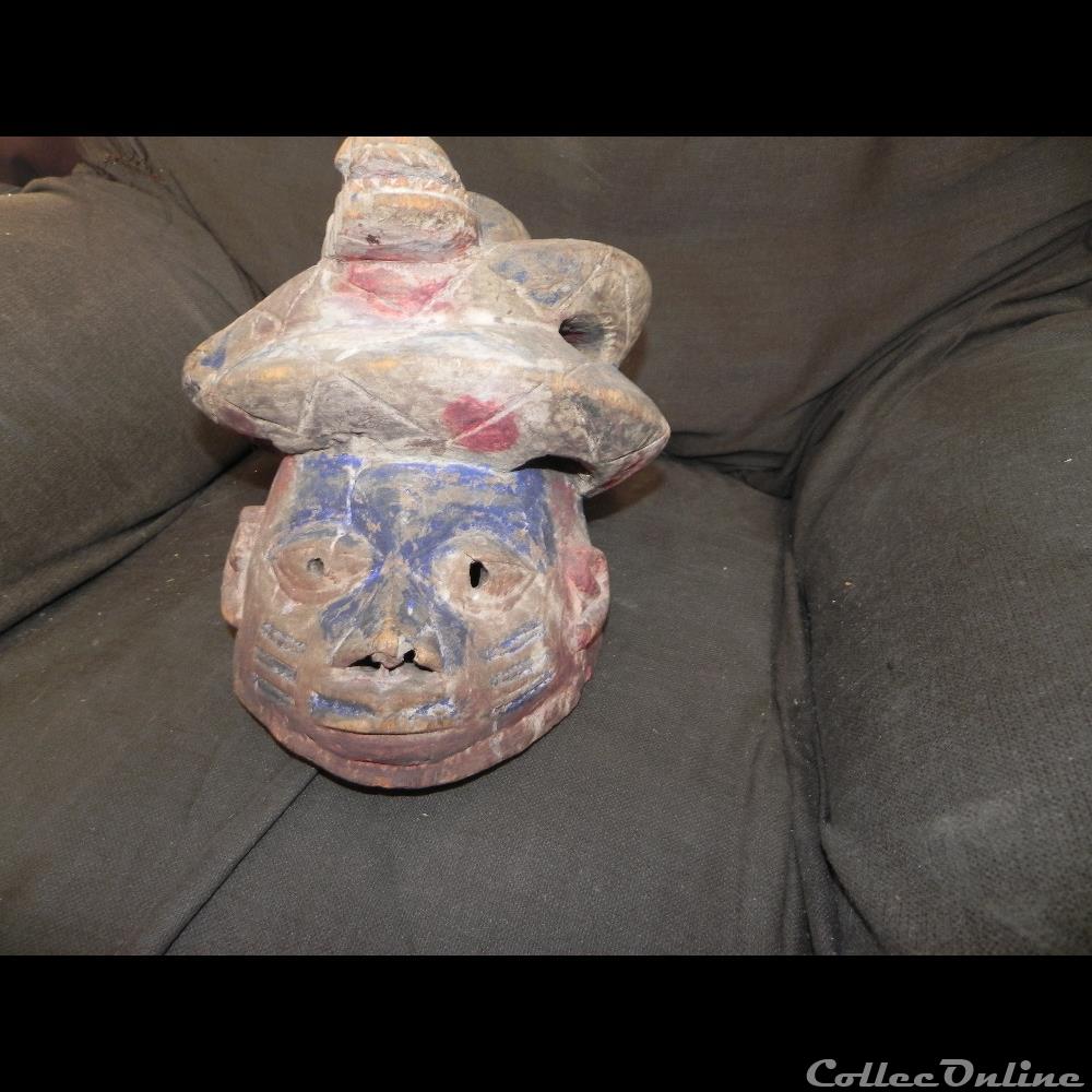 art antiquite africain masque gelede