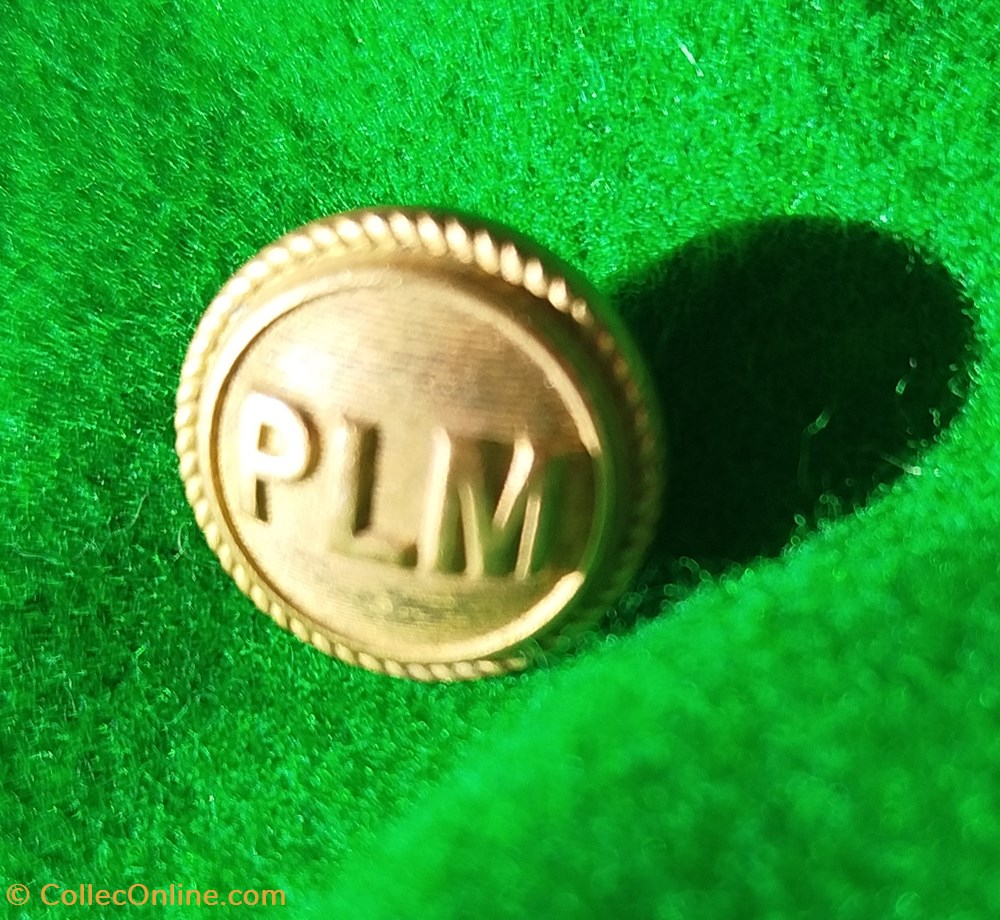 Bouton PLM Paris Lyon Marseille chemin de fer vetements et accessoires boutons bouton plm paris lyon marseille chemin de fer