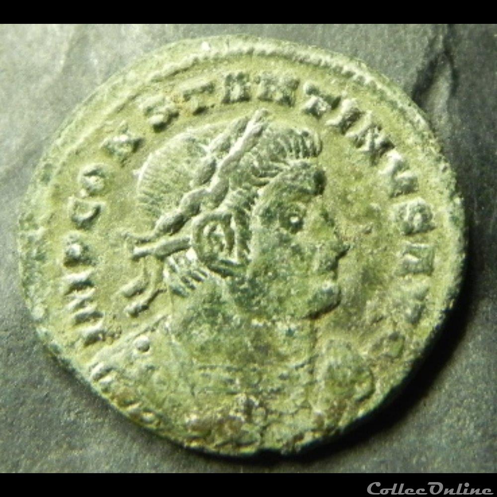 CONSTANTIN I SOLI INVIC-TO COMITI PLG 5 monnaie antique romaine constantin i soli invic to comiti plg