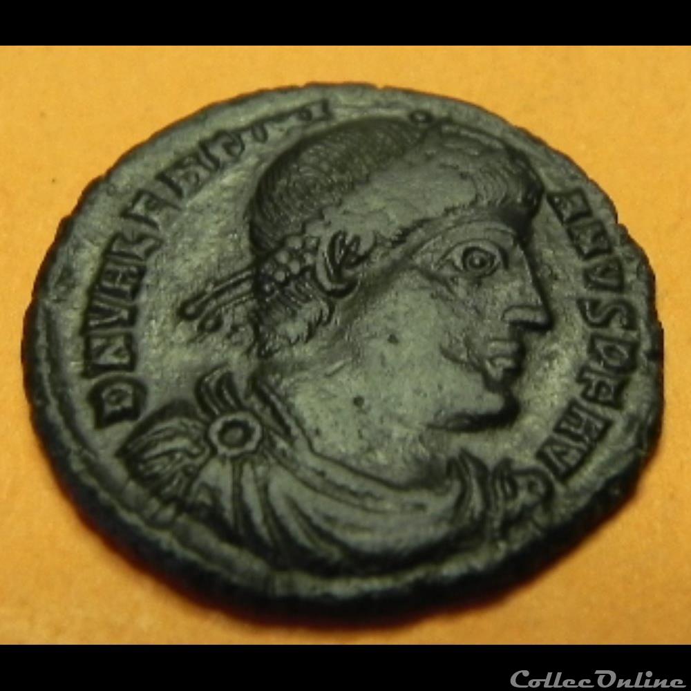 monnaie antique romaine valentinien i hsis ae3 gloria romanorvm