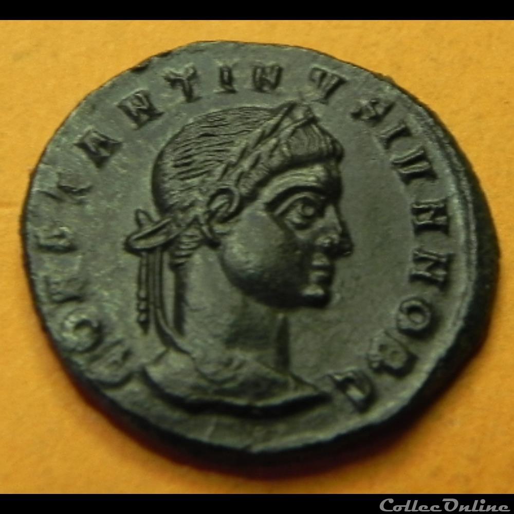Constantin II CAESARVM NOSTRORVM, VOT V monnaie antique romaine constantin ii caesarvm nostrorvm vot v