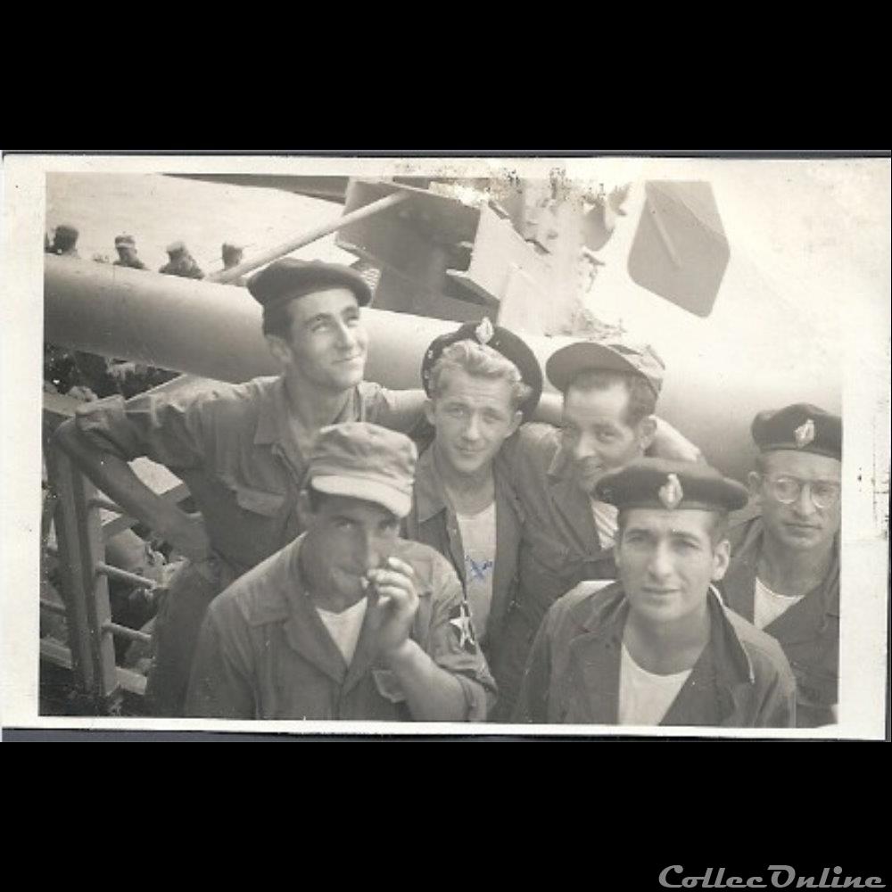 photo du SKAUGUM départ de Marseille guerre de Corée décembre 1951 photographie poid opium europe photo du skaugum depart de marseille guerre de coree decembre 1951