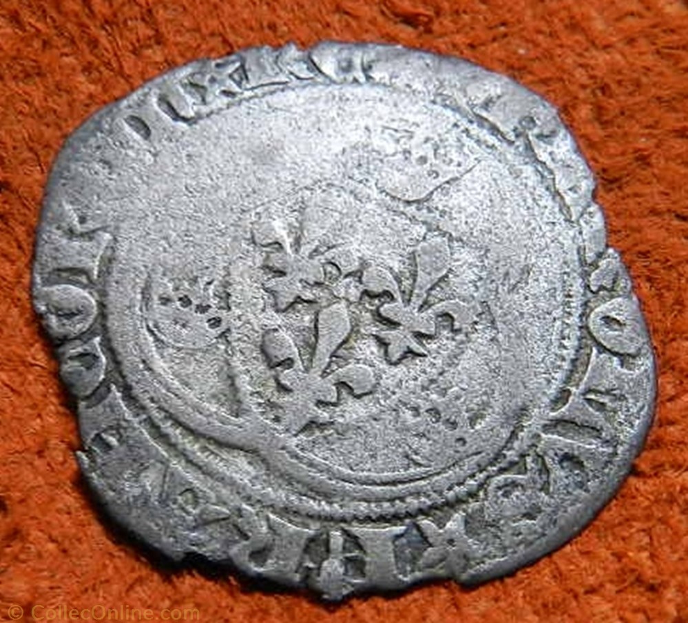 Charles VIII douzain aux couronnelles monnaie france royale charles viii douzain aux couronnelles