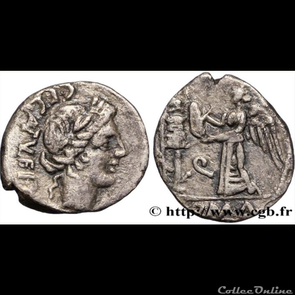 quinaire de EGNATULEIA 4 monnaie antique romaine quinaire de egnatuleia