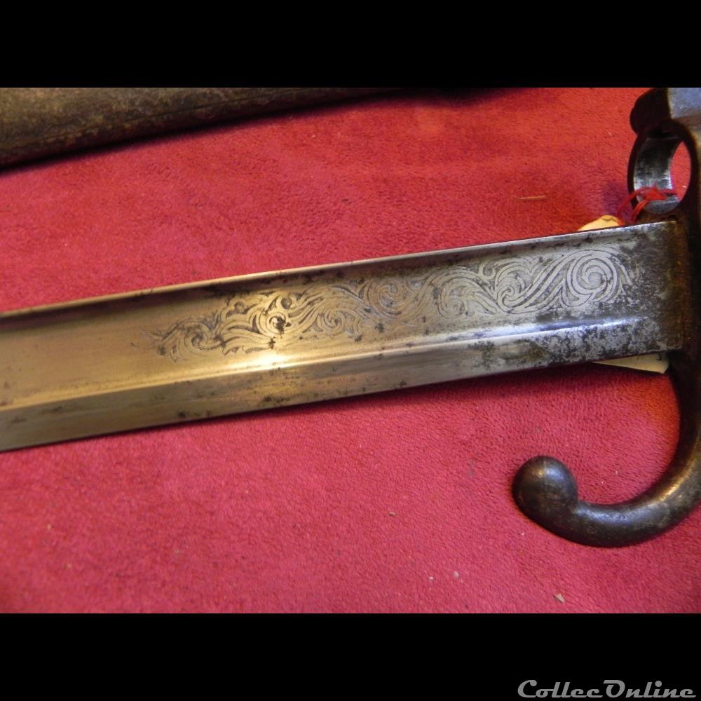 militarium arme blanch mandat territoriaux baionnette chaspot garde champetre
